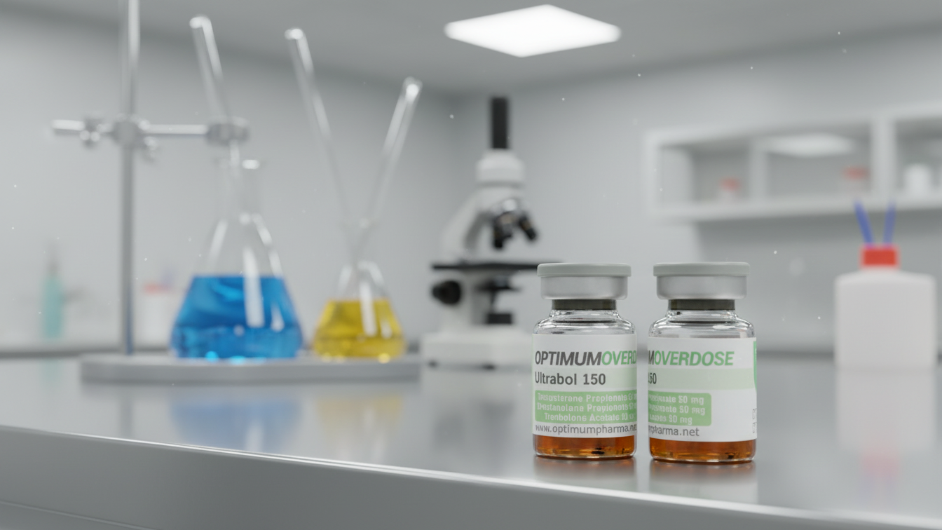 OptimumPharma ULTRABOL 150 Trenbolone Acetate 50 Mg Testosterone Propionate 50 Mg Drostanolone Propionate 50 Mg 150 Mg x 10 cc ml vial each