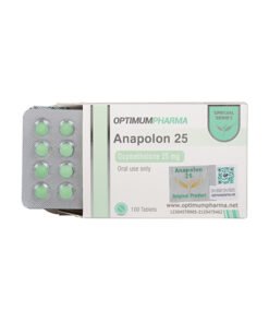 OptimumPharma Anapolon 25 Oxymetholone 25 mg 100 tablets