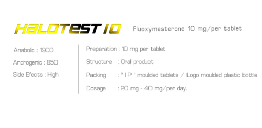 Ironpharma Halotest 10 Fluoxymesterone 10 mg/per tablet - Image 3