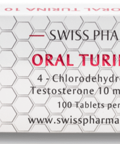 SwissPharma Oral Turina 10 – 100 Tablets (4-Chlorodehydromethyltestosterone)