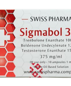 SwissPharma Sigmabol 375 – 10 Ampoules (375mg/ml)