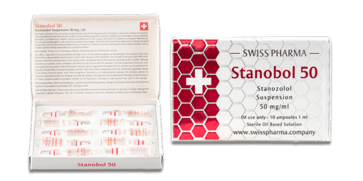 SwissPharma Stanobol 50 – 10 Ampoules (50mg/ml)