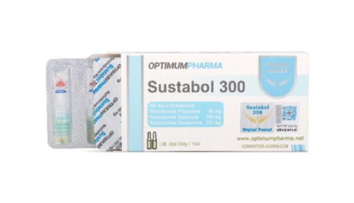 OptimumPharma SUSTABOL 300 Testosterone Propionate 63 mg Testosterone Cypionate 100 mg Testosterone Isocaproate 137 mg 300 Mg x 10 ampules
