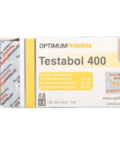 OptimumPharma TESTABOL 400 Testosterone Acetate 60 mg Testosterone Enanthate 142 mg Testosterone Decanoate 198 mg 400 Mg x 10 Ampules