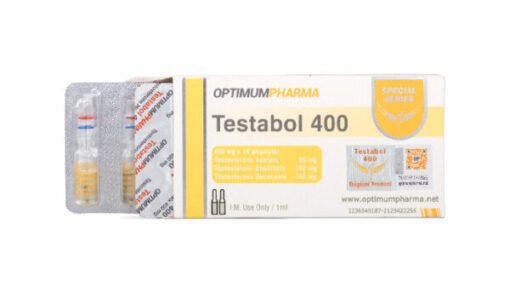 OptimumPharma TESTABOL 400 Testosterone Acetate 60 mg Testosterone Enanthate 142 mg Testosterone Decanoate 198 mg 400 Mg x 10 Ampules