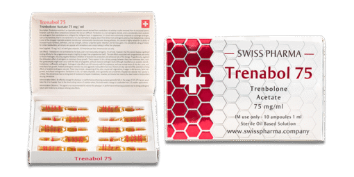 SwissPharma Trenabol 75 – 10 Ampoules (75mg/ml)