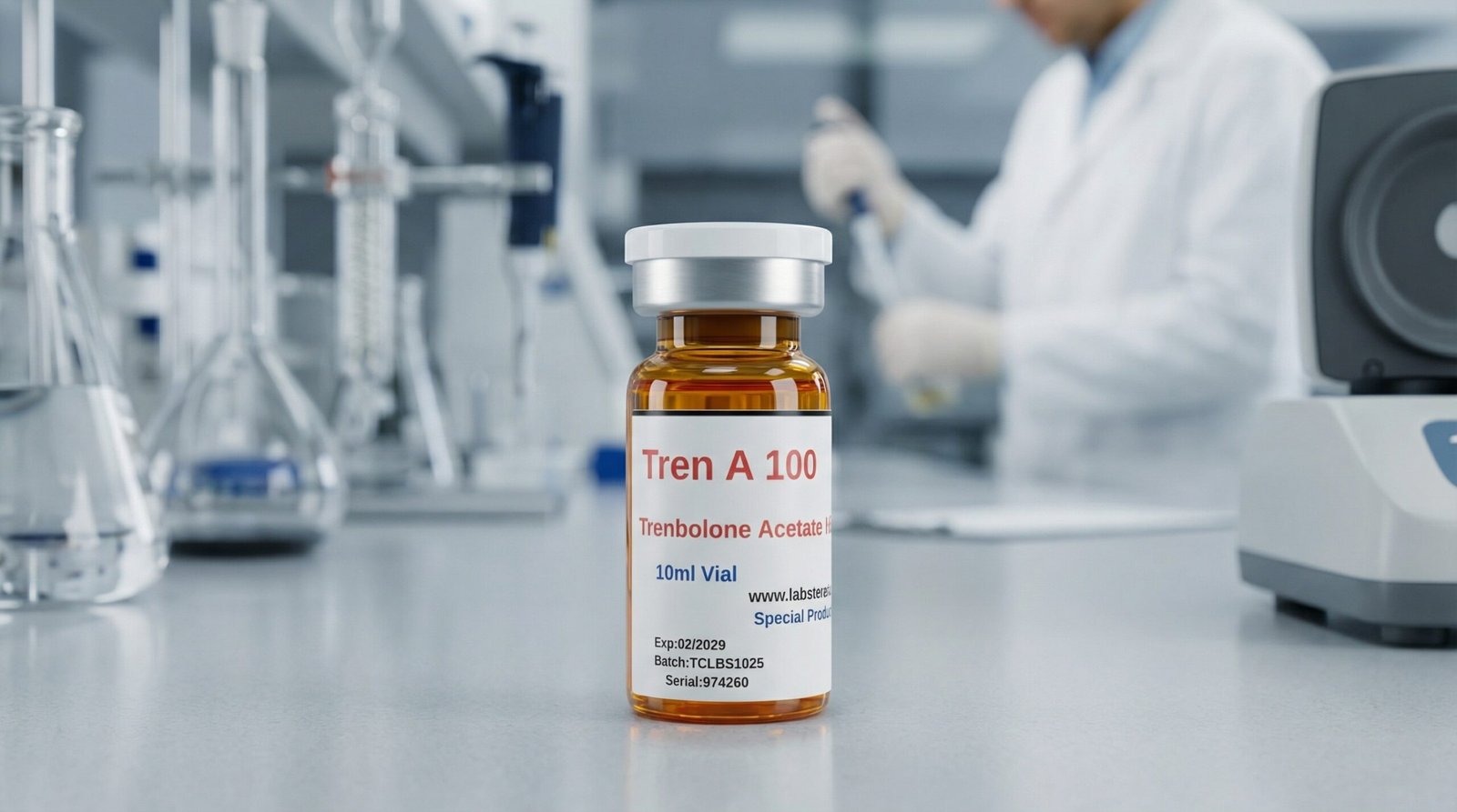 Ca Tren A 100, trenbolone acetate 100 mg/ml (carier oil Miglyol) Checked by Labsteroid - Recommended