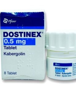 Cabergoline Dostinex 0.5 mg 8 tablets ( shipping without box or with different box ) control your prolactin