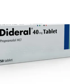 Alternative view of Propranolol - Dideral - read description for usage purposes- shipped via different box or without box