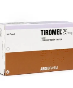 Alternative view of T3 Tiromel, liothyronine (T3 hormone) - shipped via different box or without box